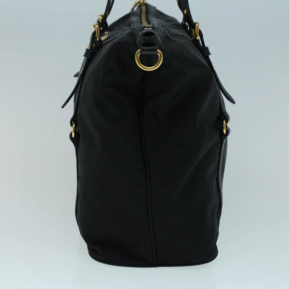 PRADA Tote Bag Nylon Black Auth ac2376 - Picture 5 of 16
